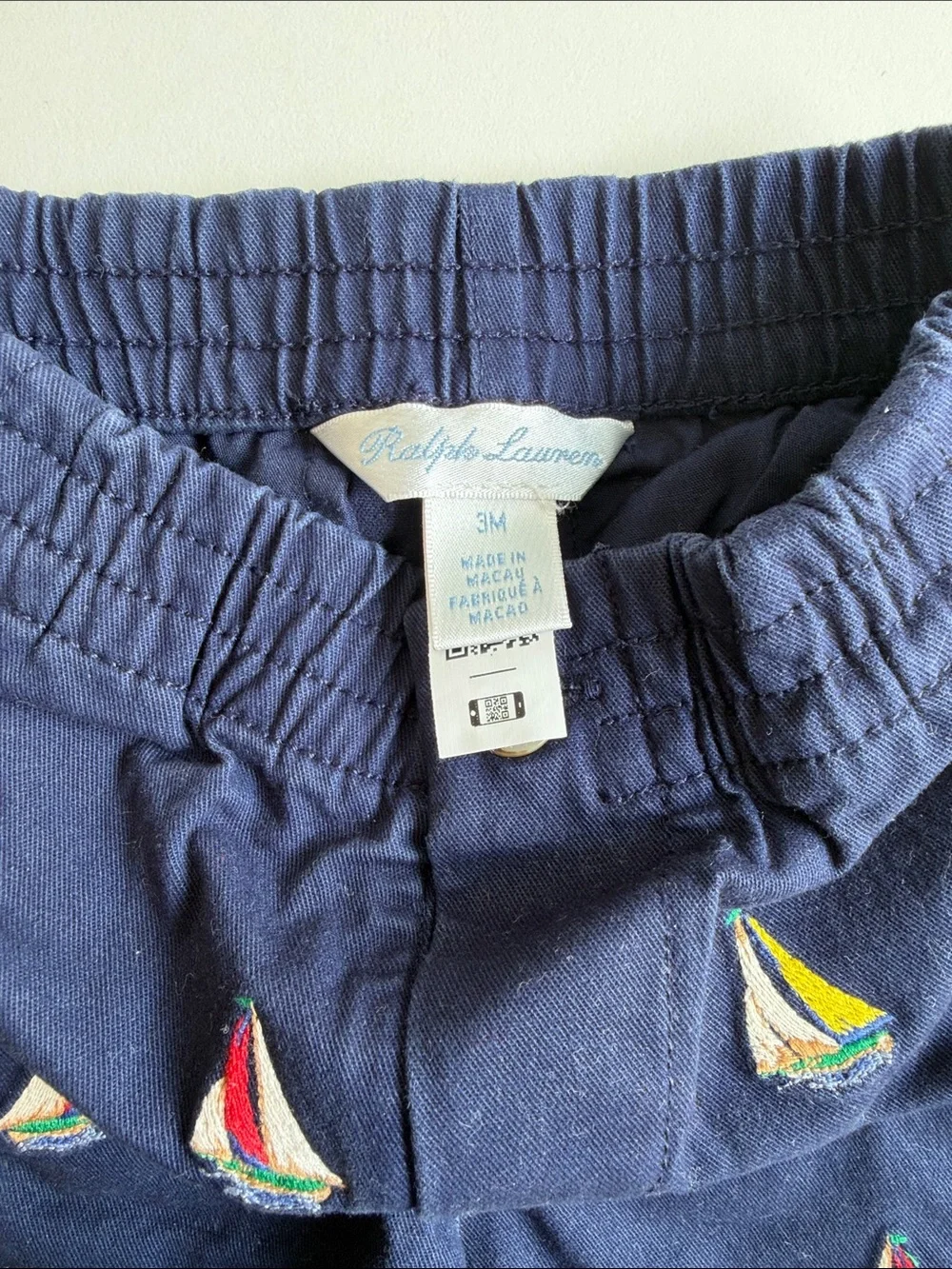 Ralph Lauren and TBBC Shorts Bundle with Nautical and Gingham 3month